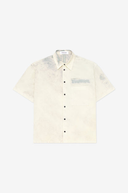 ETUDES STUDIO BOXY RIPSTOP SHIRT SAGE 1