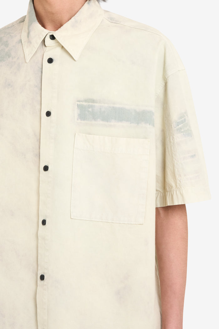 ETUDES STUDIO BOXY RIPSTOP SHIRT SAGE 4