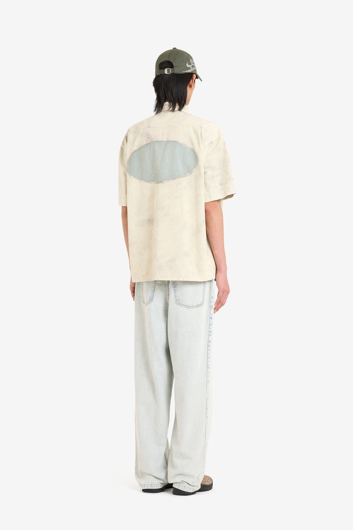 ETUDES STUDIO BOXY RIPSTOP SHIRT SAGE 5