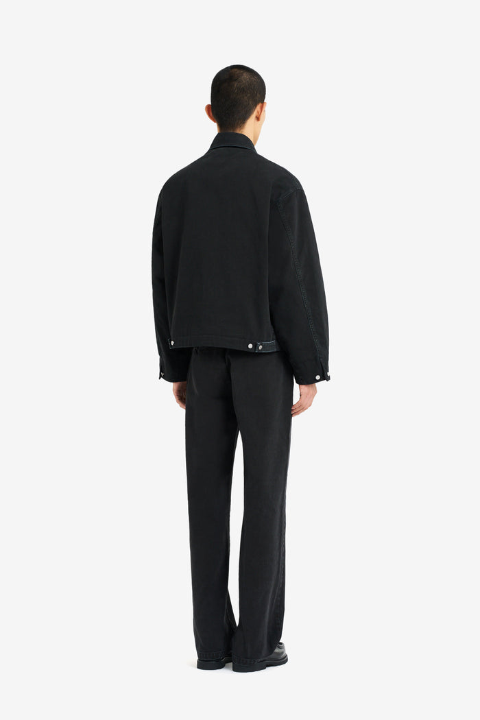 ETUDES STUDIO BOXY ZIPPED JACKET BLACK 5
