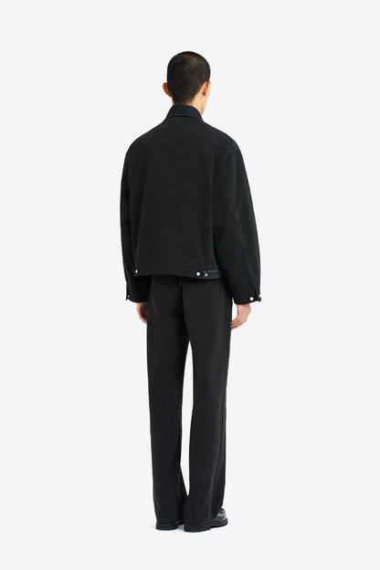 ETUDES STUDIO BOXY ZIPPED JACKET BLACK 5