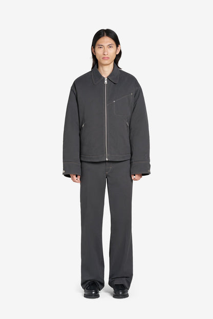 ÉTUDES STUDIO BOXY ZIPPED JACKET DK GREY 3