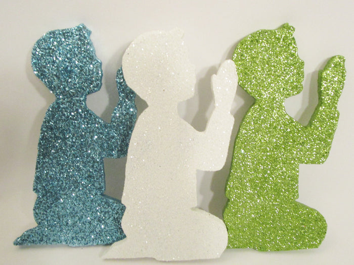 Boy praying styrofoam cutout - Designs by Ginny