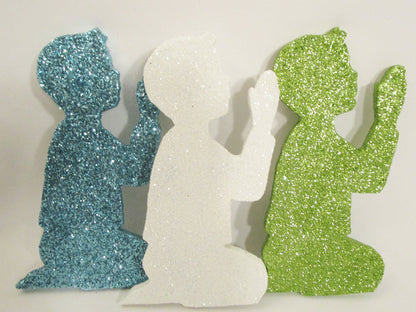 Boy praying styrofoam cutout - Designs by Ginny