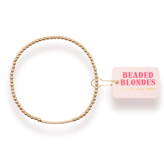 Bracelet Bar Dainty in Gold