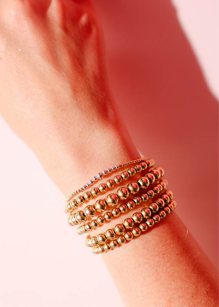 Bracelet Hilo Dainty in Gold with Silver