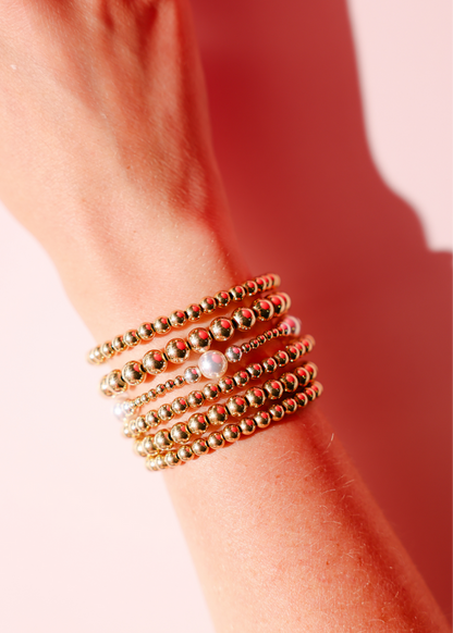 Bracelet Serena Pearl in Gold with Silver