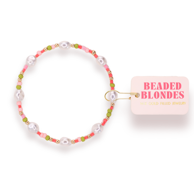 Bracelet Sprinkle Watermelon Pearl