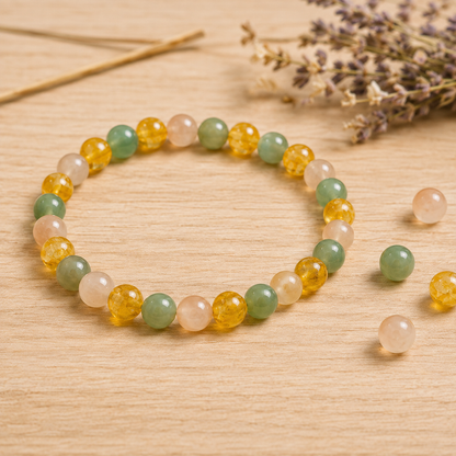 Bringing GOOD LUCK Crystal Bracelet (Inspiration, New Beginning, Confidence)