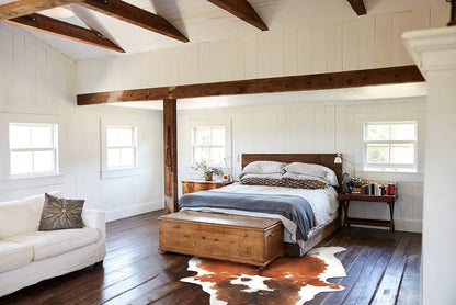 Brown and White Cowhide Rug #B3840