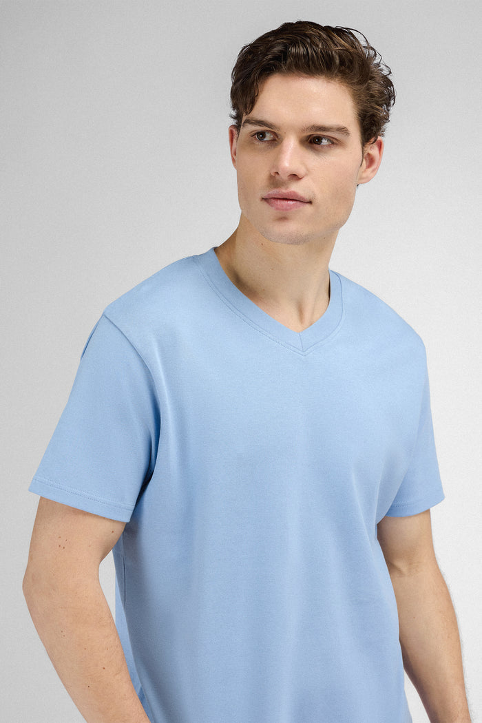 Urban Pioneers Male Bruno V-neck Tee T-SHIRT FOREVER BLUE