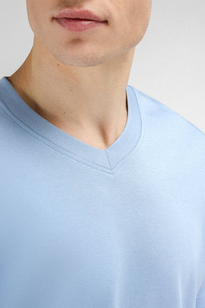Urban Pioneers Male Bruno V-neck Tee T-SHIRT FOREVER BLUE
