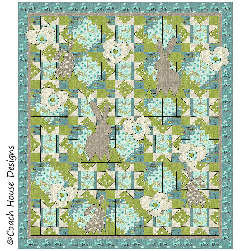 Bunnies in the Park Quilt Pattern