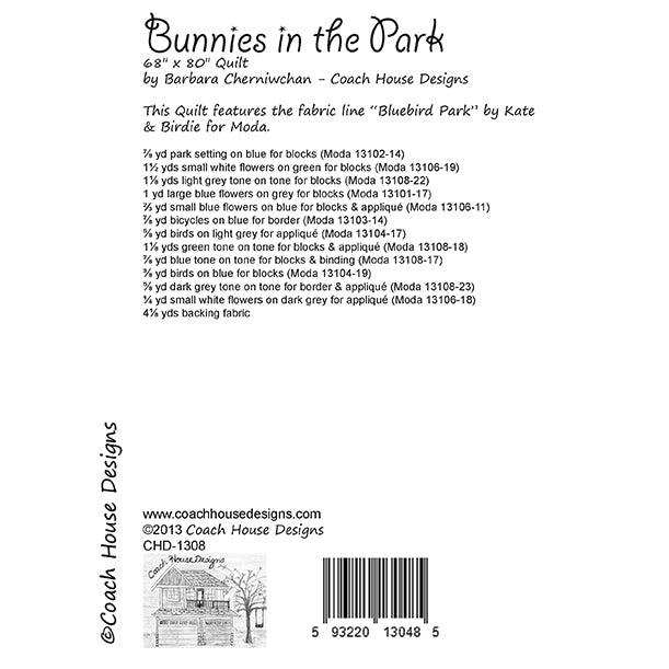 Bunnies in the Park Quilt Pattern