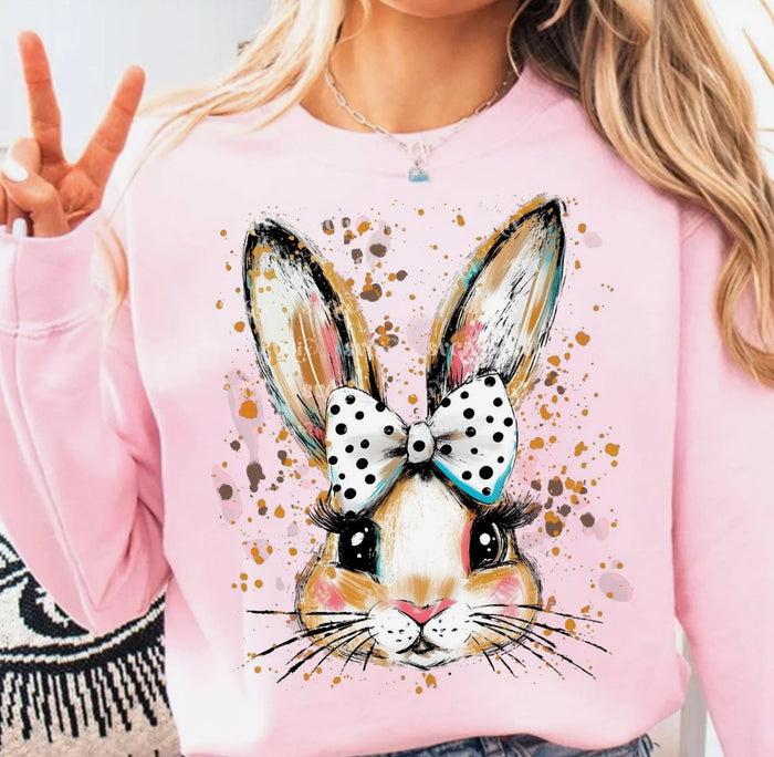 Bunny Polka Dot Bow