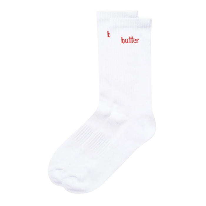 Butter Goods Basic Socks White