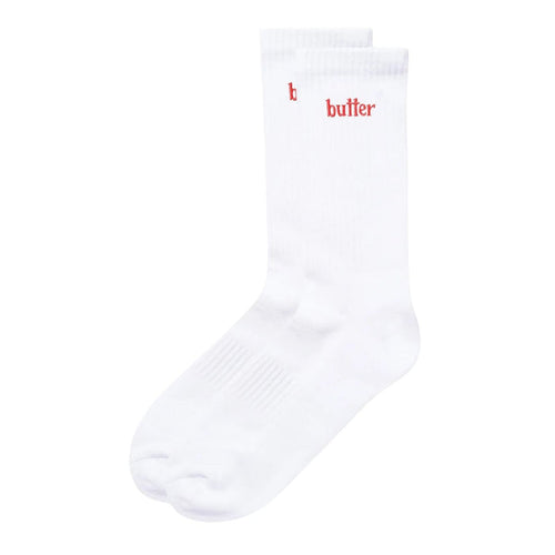 Butter Goods Basic Socks White