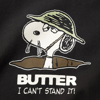 Butter Goods Cant Stand It T-Shirt Washed Black
