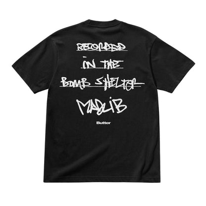 Butter Goods x Madlib Bomb Shelter T-Shirt Black