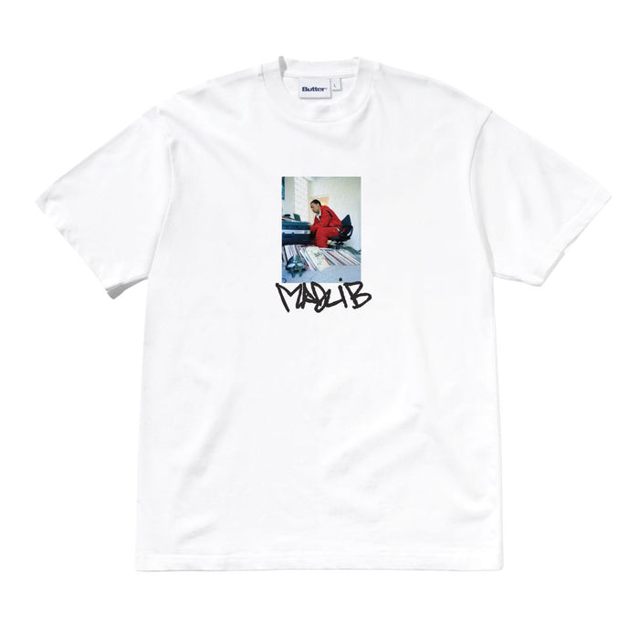 Butter Goods x Madlib Bomb Shelter T-Shirt White
