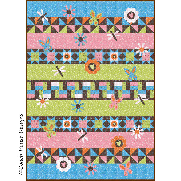 Butterflies in the Meadow Quilt Pattern