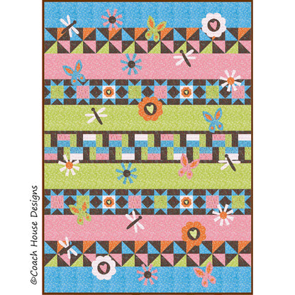 Butterflies in the Meadow Quilt Pattern