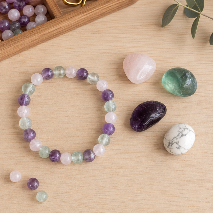 CALM Crystal Kit, Gemstone Tumble Kit, Calm Crystal Gift Set