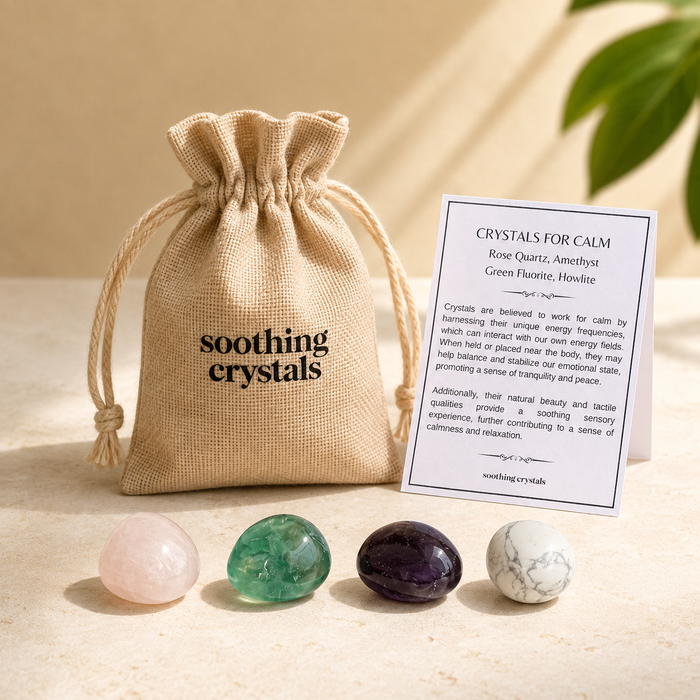 CALM Crystal Kit, Gemstone Tumble Kit, Calm Crystal Gift Set