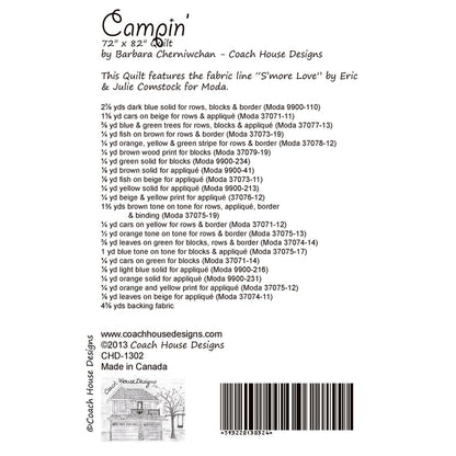 Campin’ Downloadable PDF Quilt Pattern