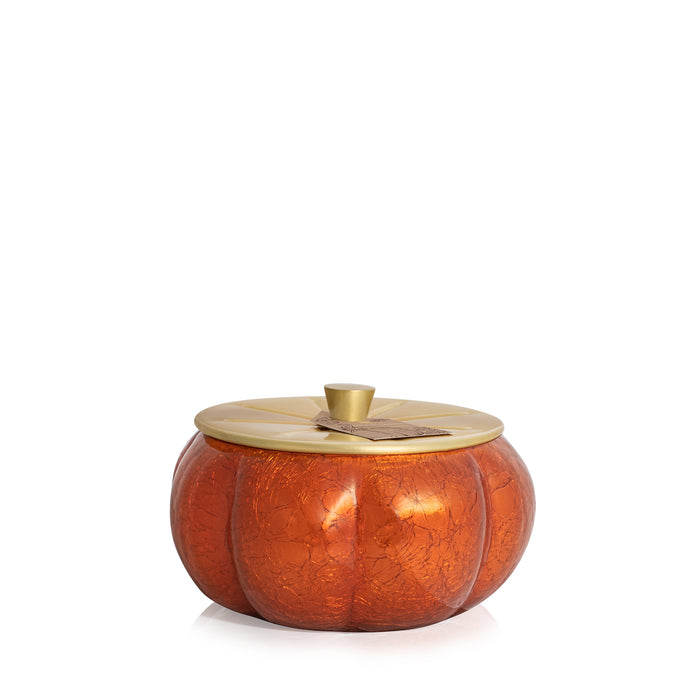 Candle Pumpkin Laurel Poured