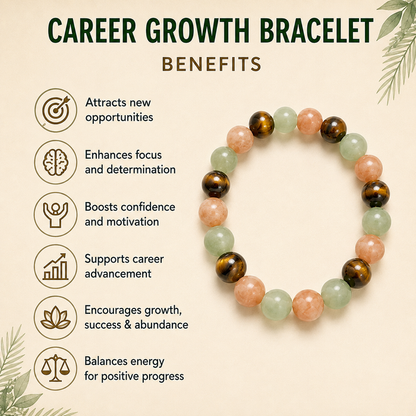 CAREER GROWTH/NEW OPPORTUNITY Crystal Bracelet for Student.
