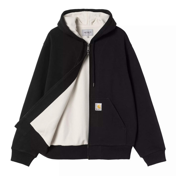 Carhartt WIP Active Sweat Jacket Black Stone Washed