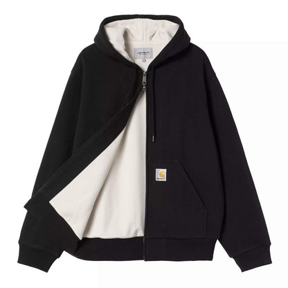 Carhartt WIP Active Sweat Jacket Black Stone Washed