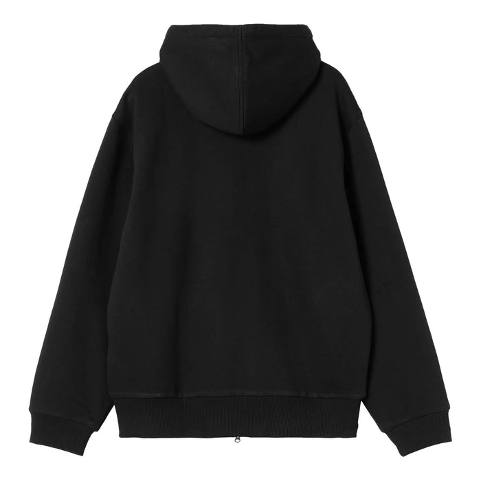 Carhartt WIP Active Sweat Jacket Black Stone Washed