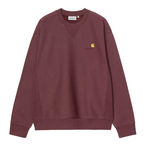 Carhartt WIP American Script Crewneck Amarone