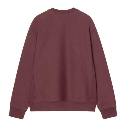 Carhartt WIP American Script Crewneck Amarone