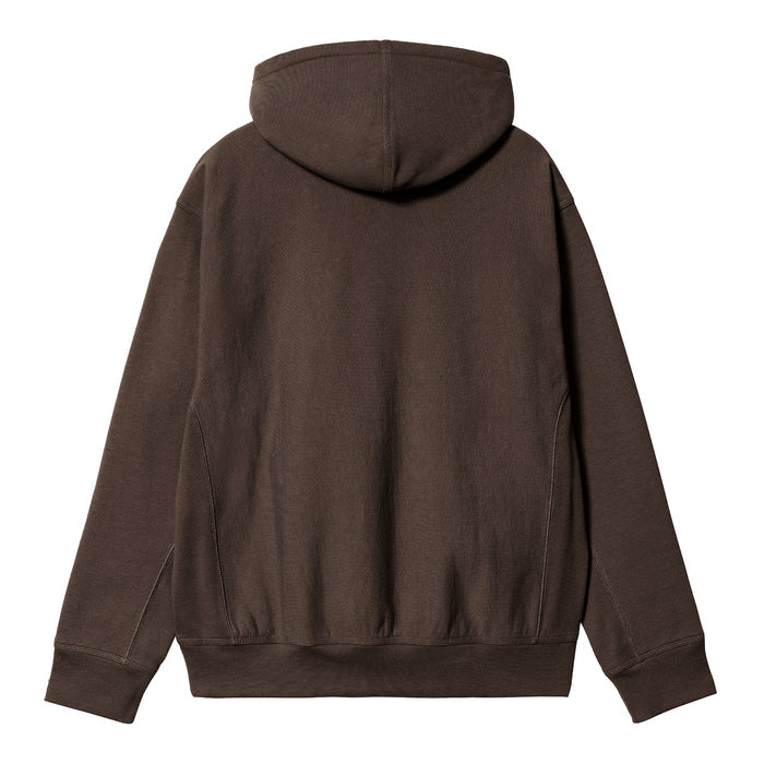 Carhartt WIP American Script Hoodie Tobacco