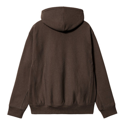 Carhartt WIP American Script Hoodie Tobacco