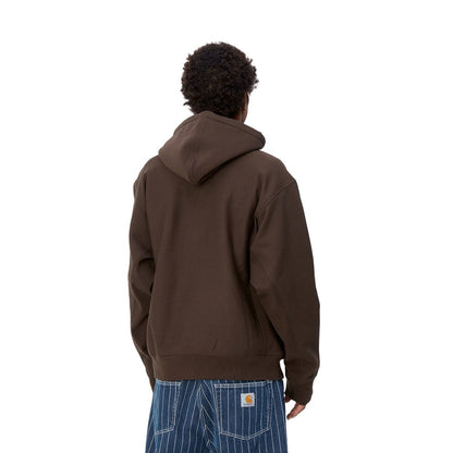 Carhartt WIP American Script Hoodie Tobacco