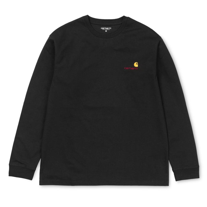Carhartt WIP American Script Longsleeve Black