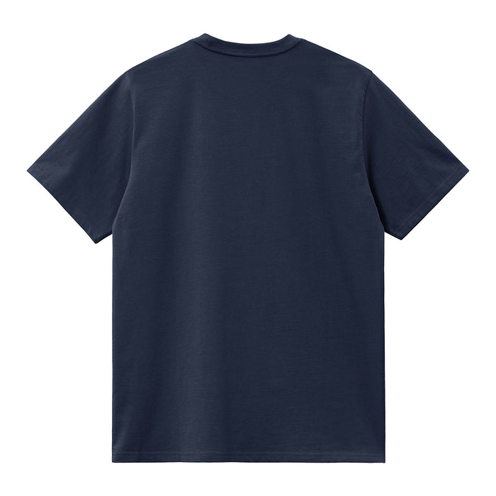 Carhartt WIP American Script T-Shirt Air Force Blue