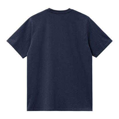Carhartt WIP American Script T-Shirt Air Force Blue