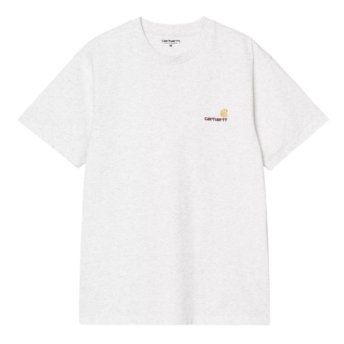 Carhartt WIP American Script T-Shirt Ash Heather