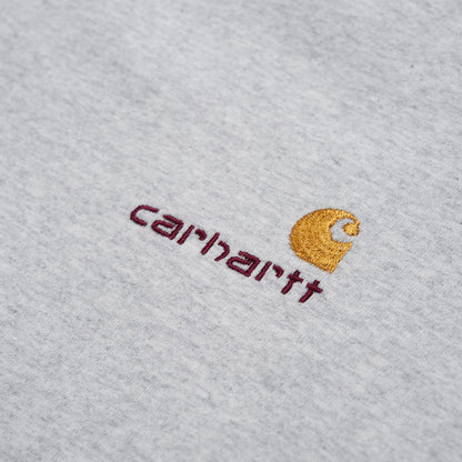 Carhartt WIP American Script T-Shirt Ash Heather