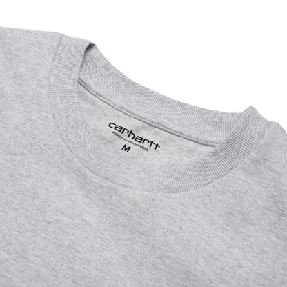 Carhartt WIP American Script T-Shirt Ash Heather