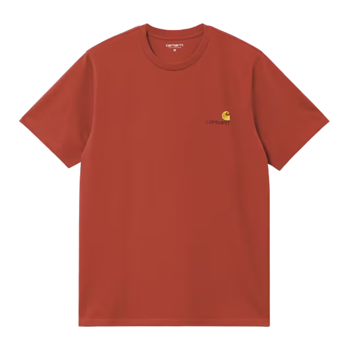Carhartt WIP American Script T-Shirt Oxide Red