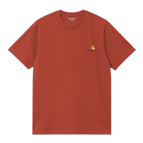 Carhartt WIP American Script T-Shirt Oxide Red