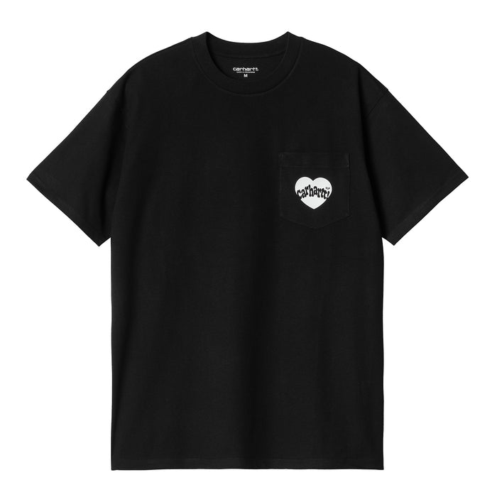 Carhartt WIP Amour Pocket T-Shirt Black/White