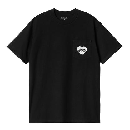 Carhartt WIP Amour Pocket T-Shirt Black/White