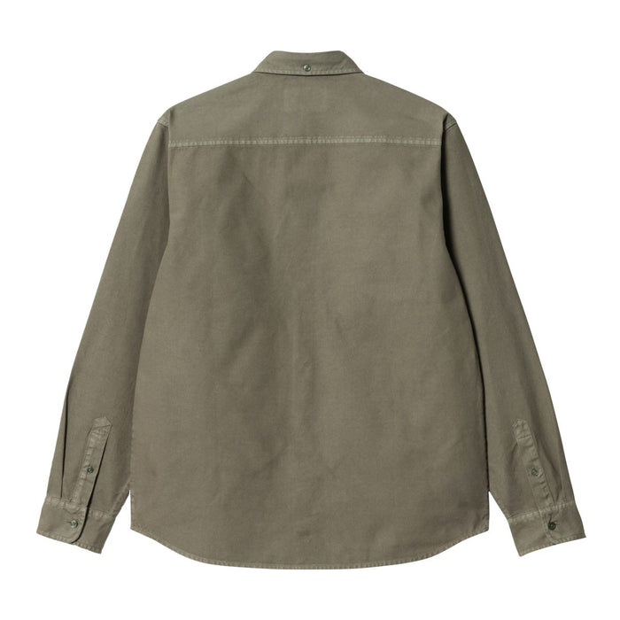 Carhartt WIP Bolton Hemd Salvia Garment Dyed